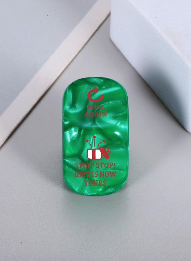 Perleddom 2025 Christmas Santa Swap Gift Exchange Dice Christmas Stocking Stuffers for Men Women Funny Gag Gift for Teens Boys Girls Party Exchange Gifts White Elephant Dice for Family Party - Image 5